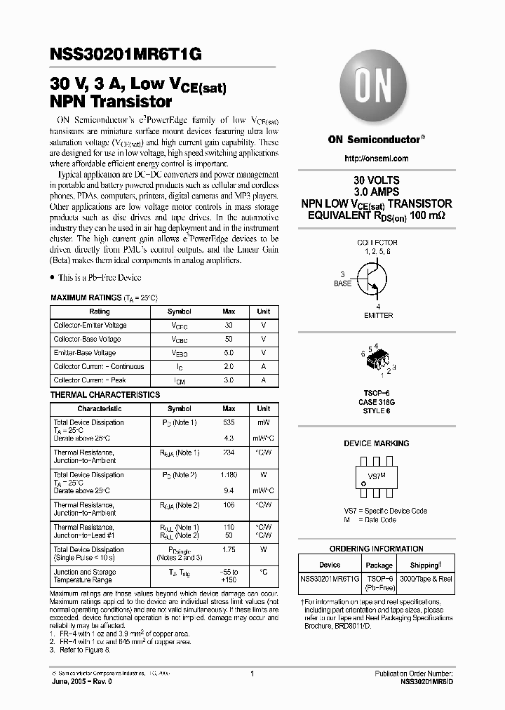 NSS30201MR6T1G_1289809.PDF Datasheet