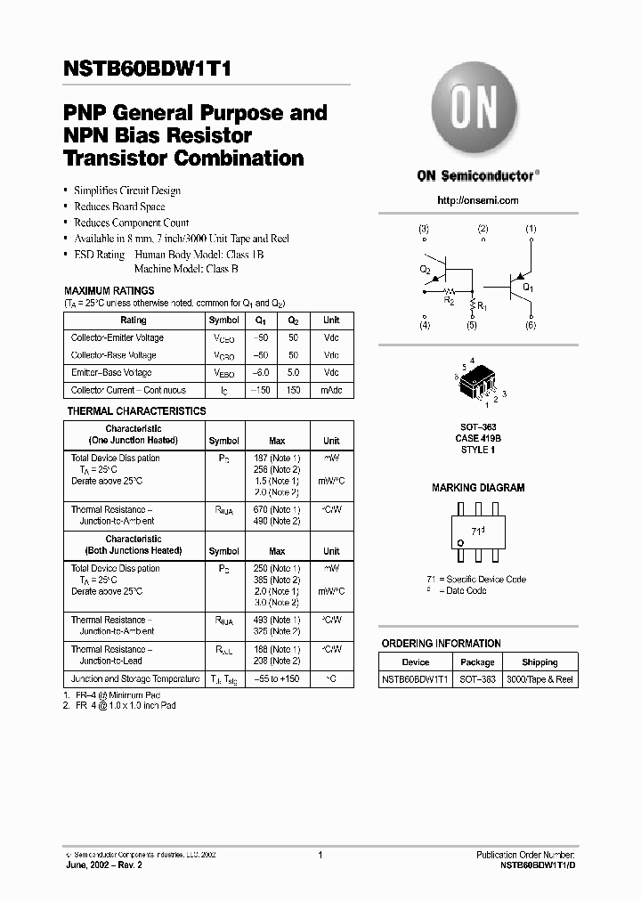 NSTB60BDW1T1_1289829.PDF Datasheet