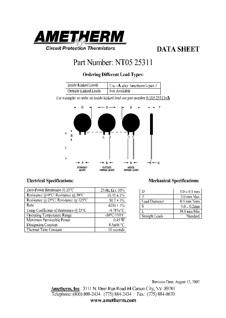 NT0525311_1289853.PDF Datasheet