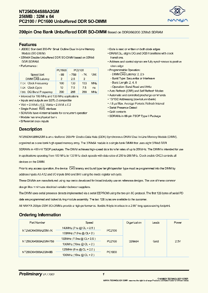 NT256D64S88A2GM-8B_1289858.PDF Datasheet