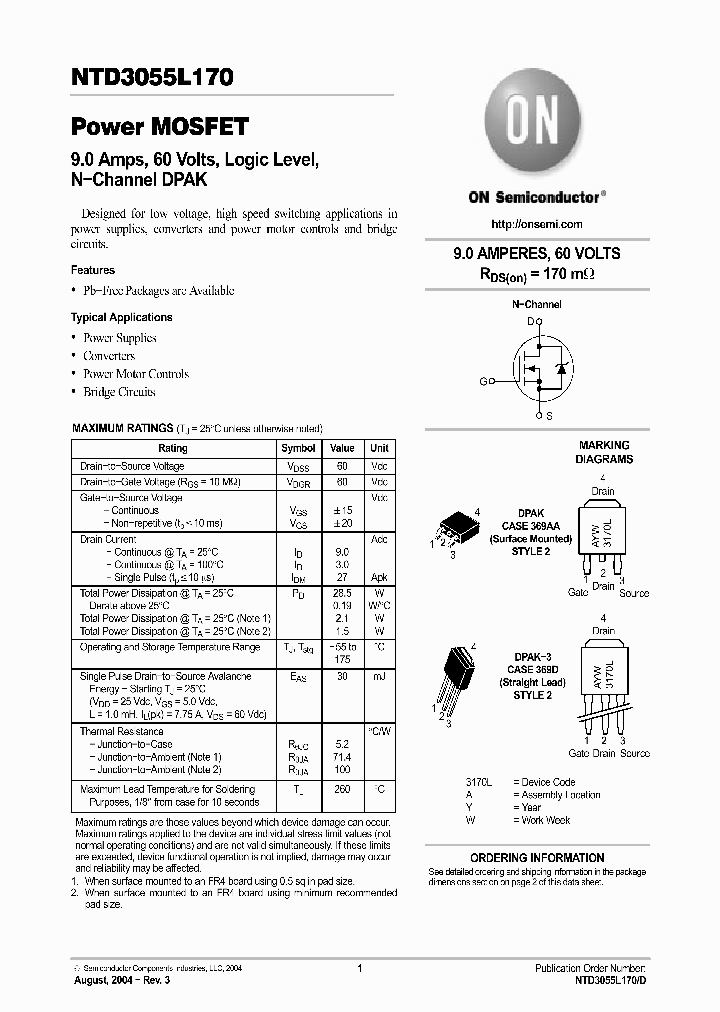 NTD3055L170-1_1089273.PDF Datasheet