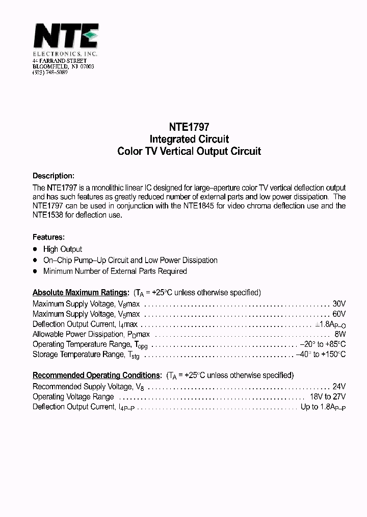 NTE1797_1290322.PDF Datasheet