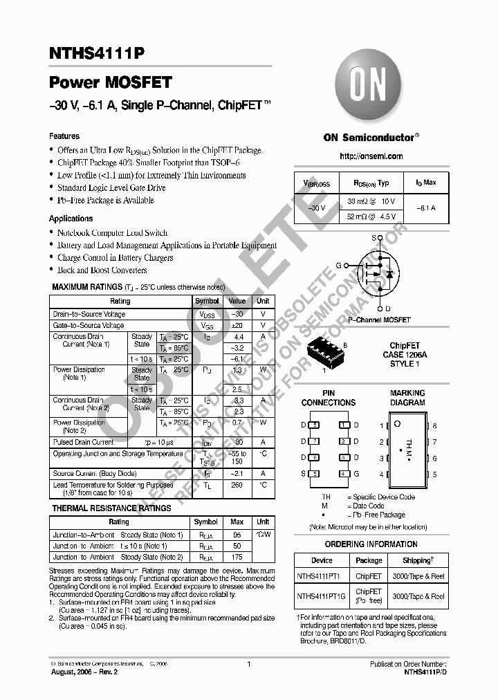 NTHS4111P_755176.PDF Datasheet