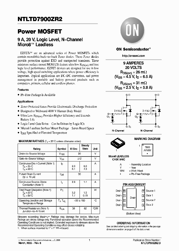 NTLTD7900ZR2G_1110825.PDF Datasheet