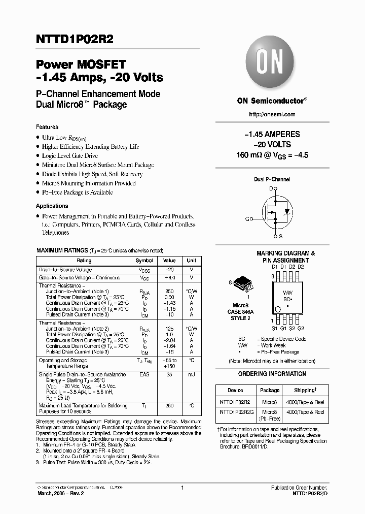 NTTD1P02R2G_1112981.PDF Datasheet
