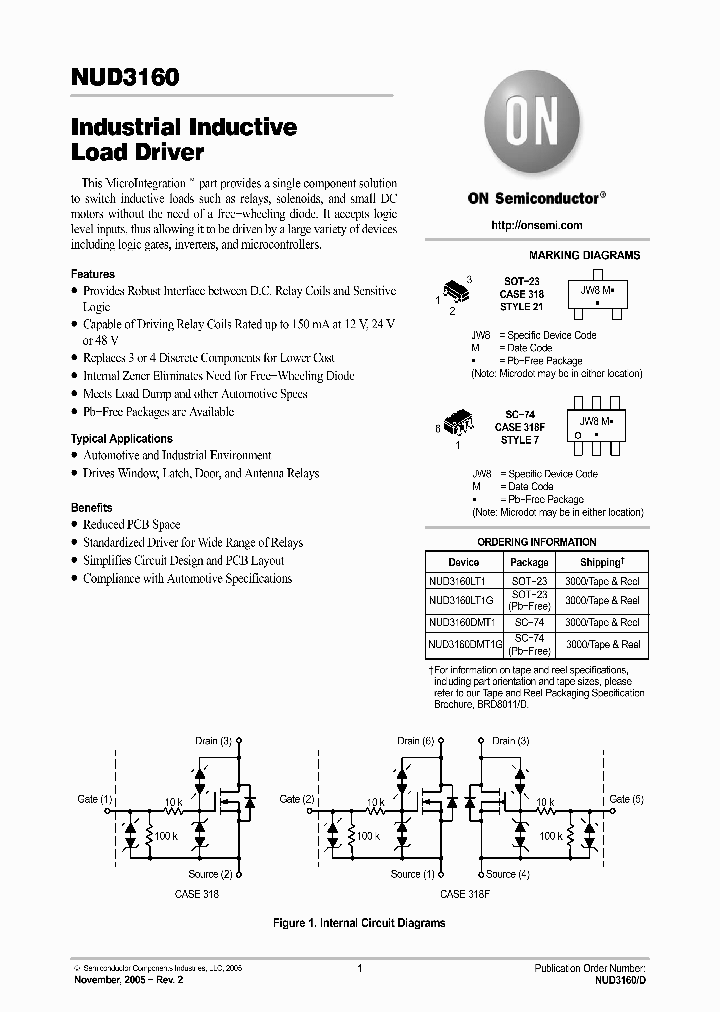 NUD3160_1077361.PDF Datasheet