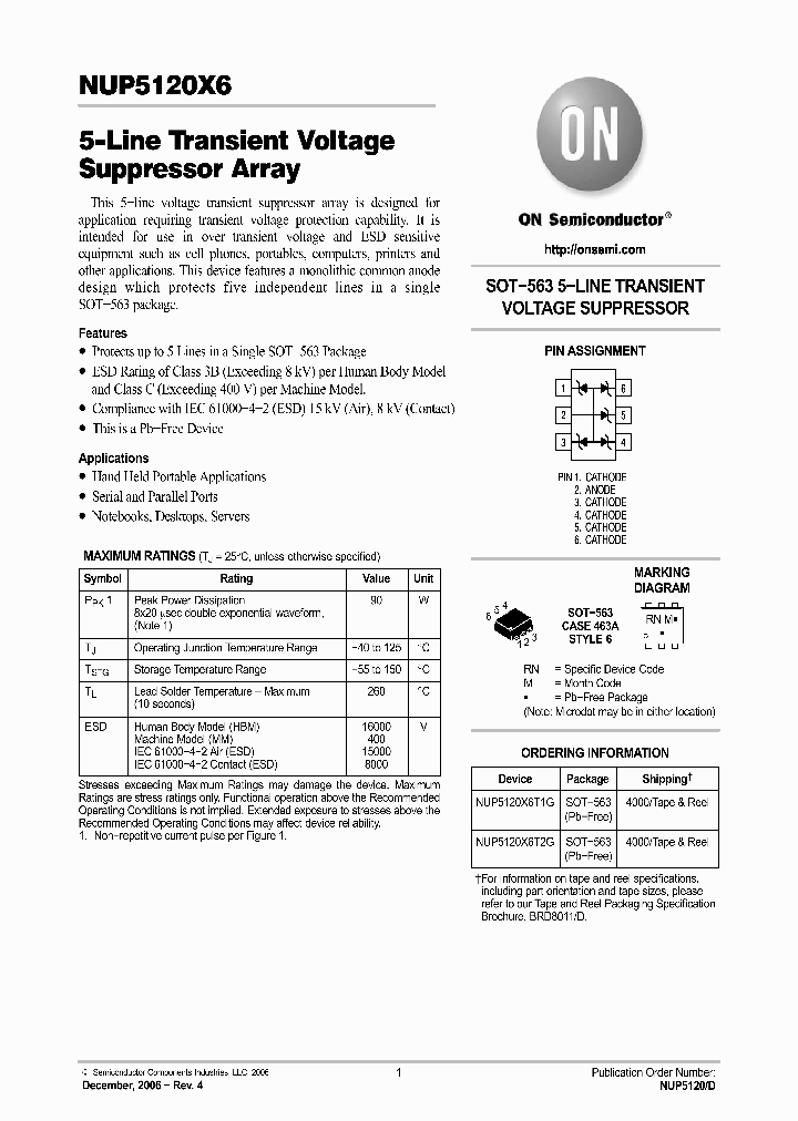 NUP5120X6_1108676.PDF Datasheet