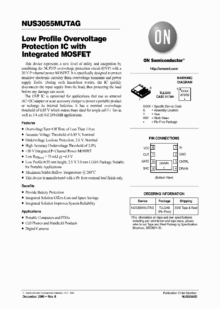 NUS3055MUTAG_1291622.PDF Datasheet