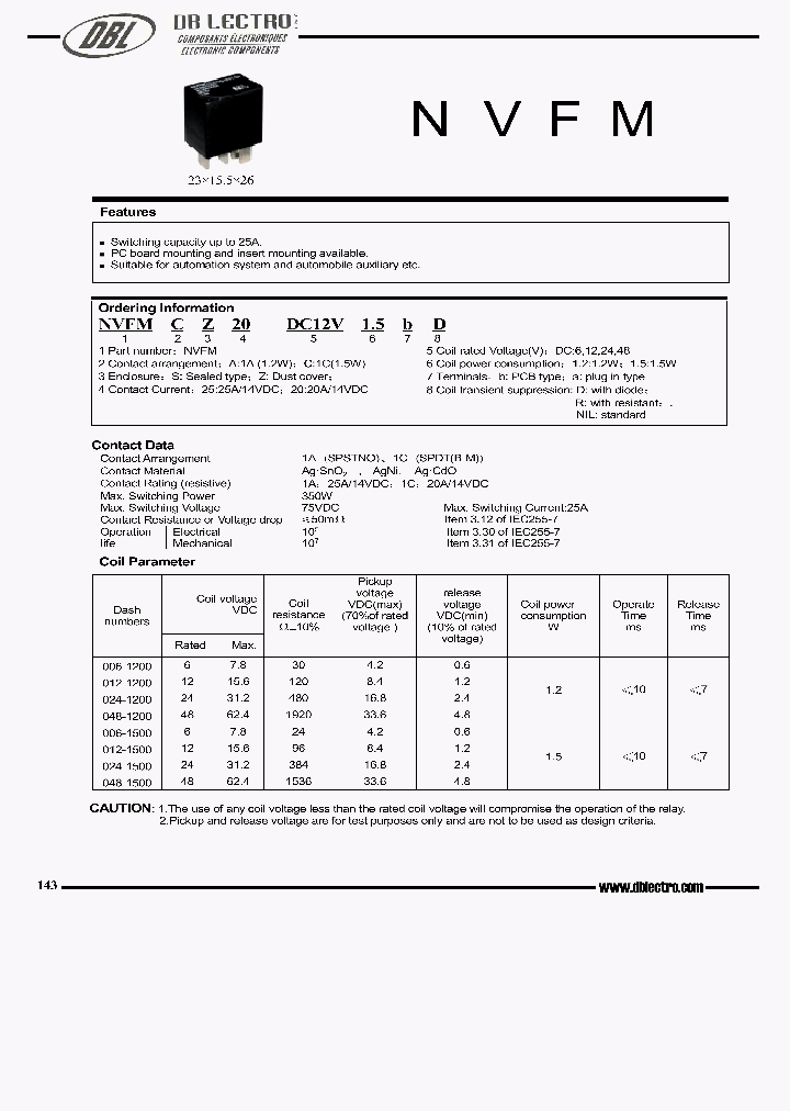 NVFMAS25DC6V12BNIL_671213.PDF Datasheet