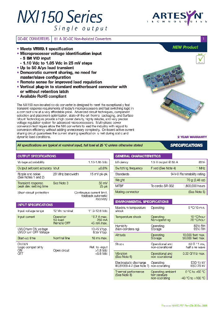 NXI150_1091011.PDF Datasheet