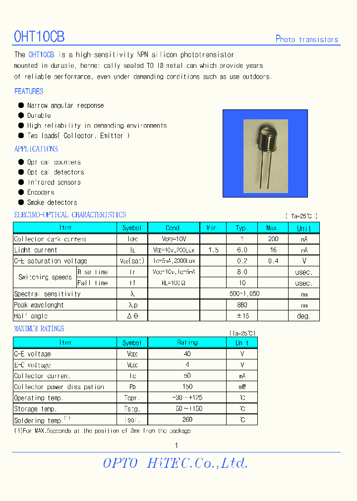 OHT10CB_1291840.PDF Datasheet