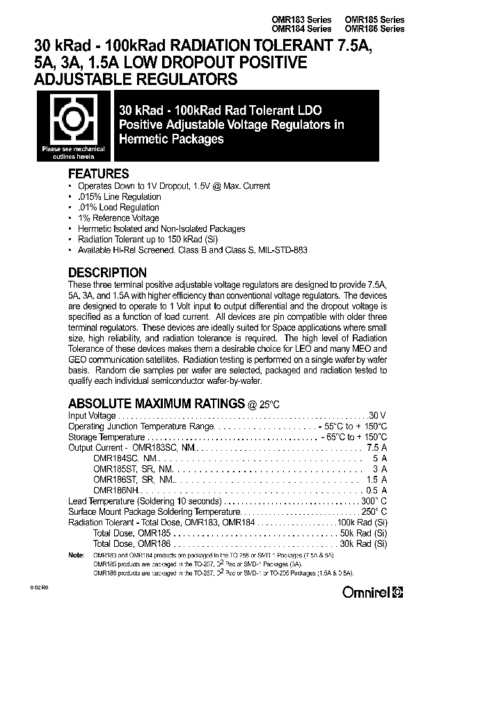 OMR186STM_1291986.PDF Datasheet