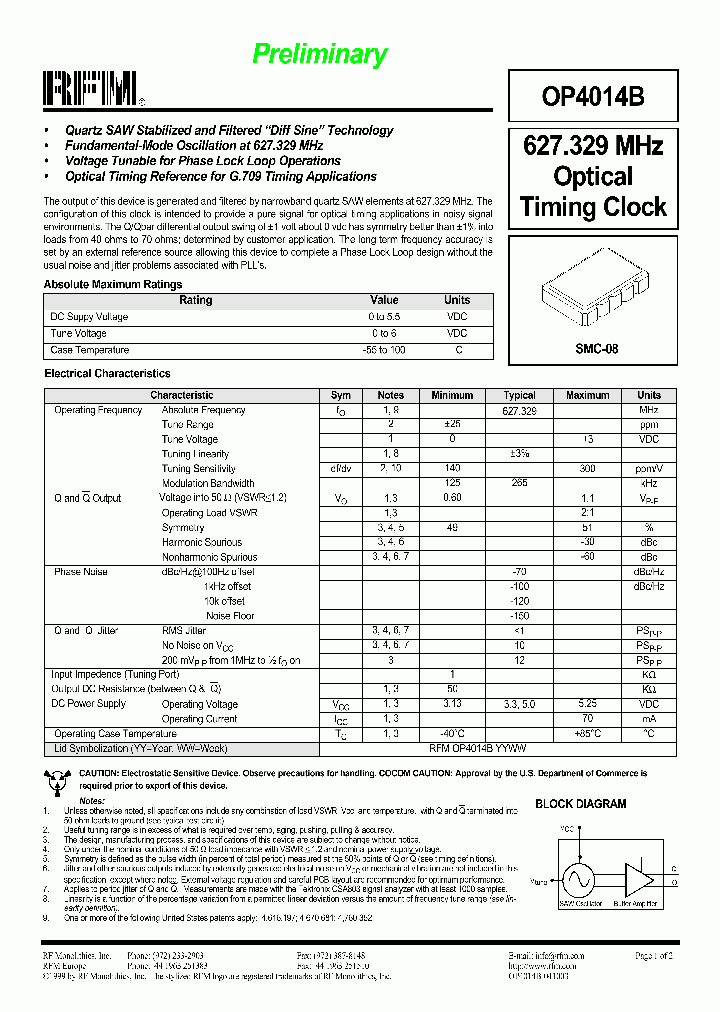 OP4014B_1292114.PDF Datasheet