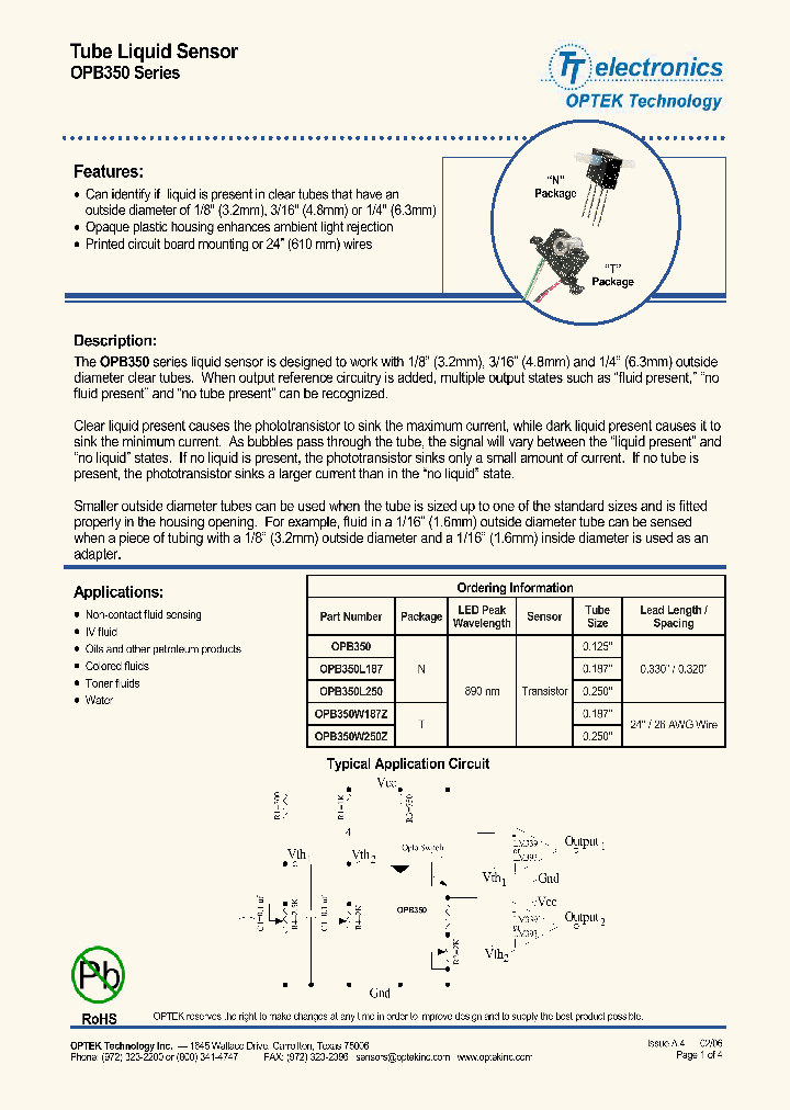 OPB350W187Z_1292340.PDF Datasheet