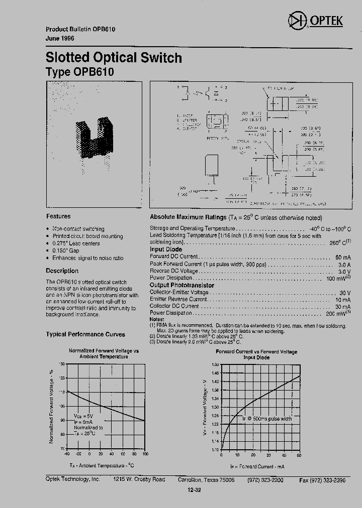 OPB6101_1180180.PDF Datasheet