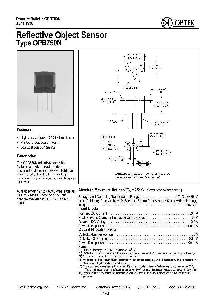 OPB770_1292366.PDF Datasheet