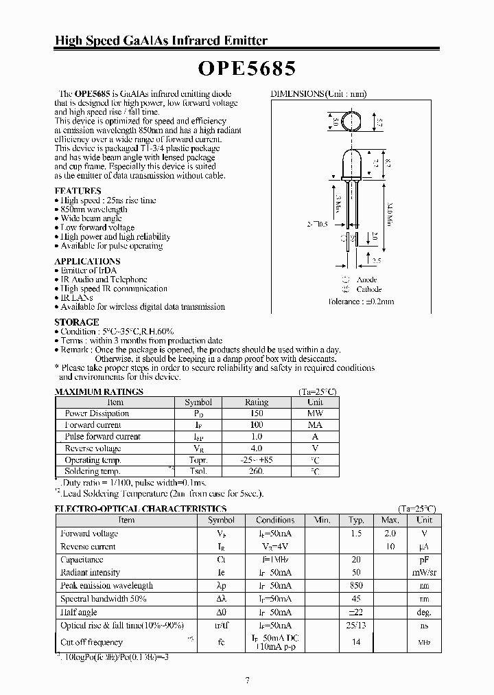 OPE5685_1292419.PDF Datasheet