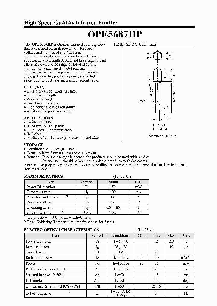 OPE5687HP_1292420.PDF Datasheet