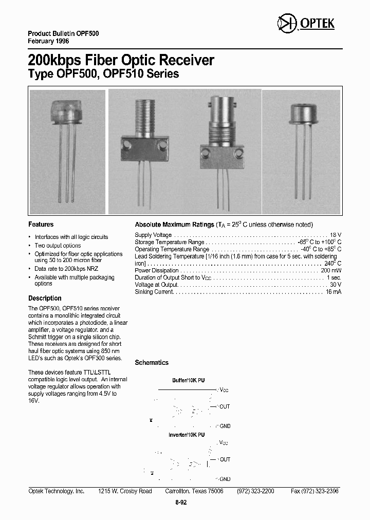 OPF517_1292450.PDF Datasheet