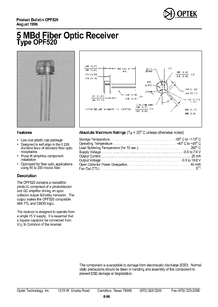 OPF520_1292451.PDF Datasheet