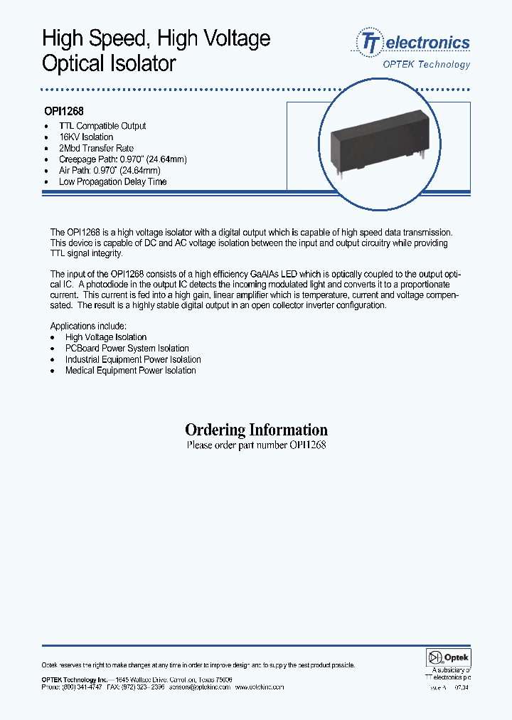 OPI1268_1158550.PDF Datasheet