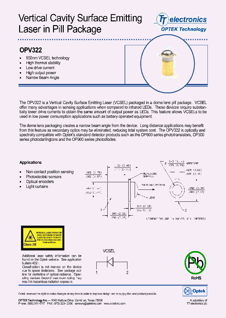 OPV322_1139130.PDF Datasheet