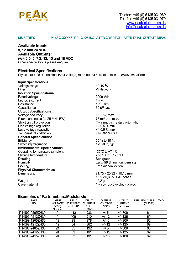 P14SG-2415ZH30_1292746.PDF Datasheet