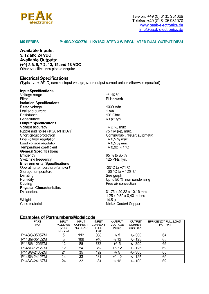 P14SG-2415ZM_1292749.PDF Datasheet