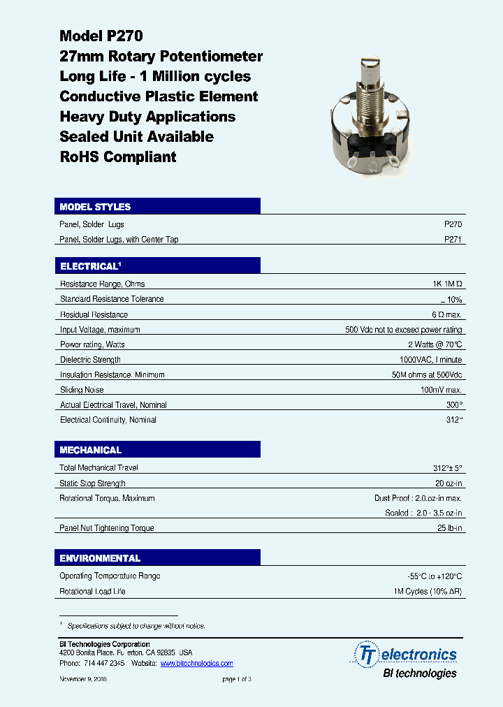 P270-SS11R100K_738991.PDF Datasheet