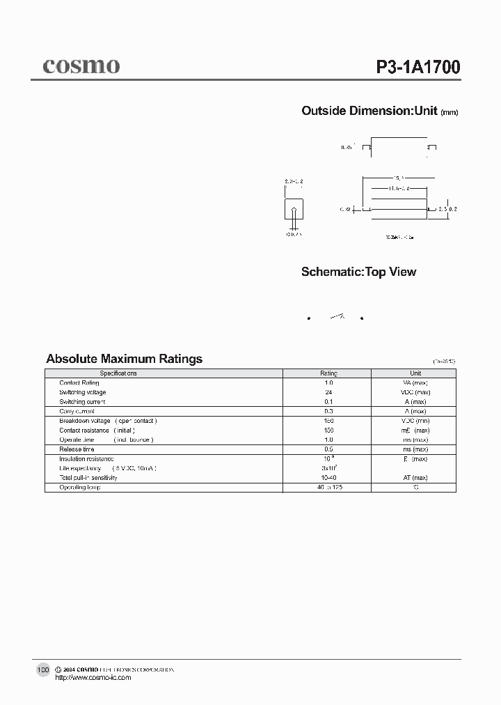 P3-1A1700_1292907.PDF Datasheet