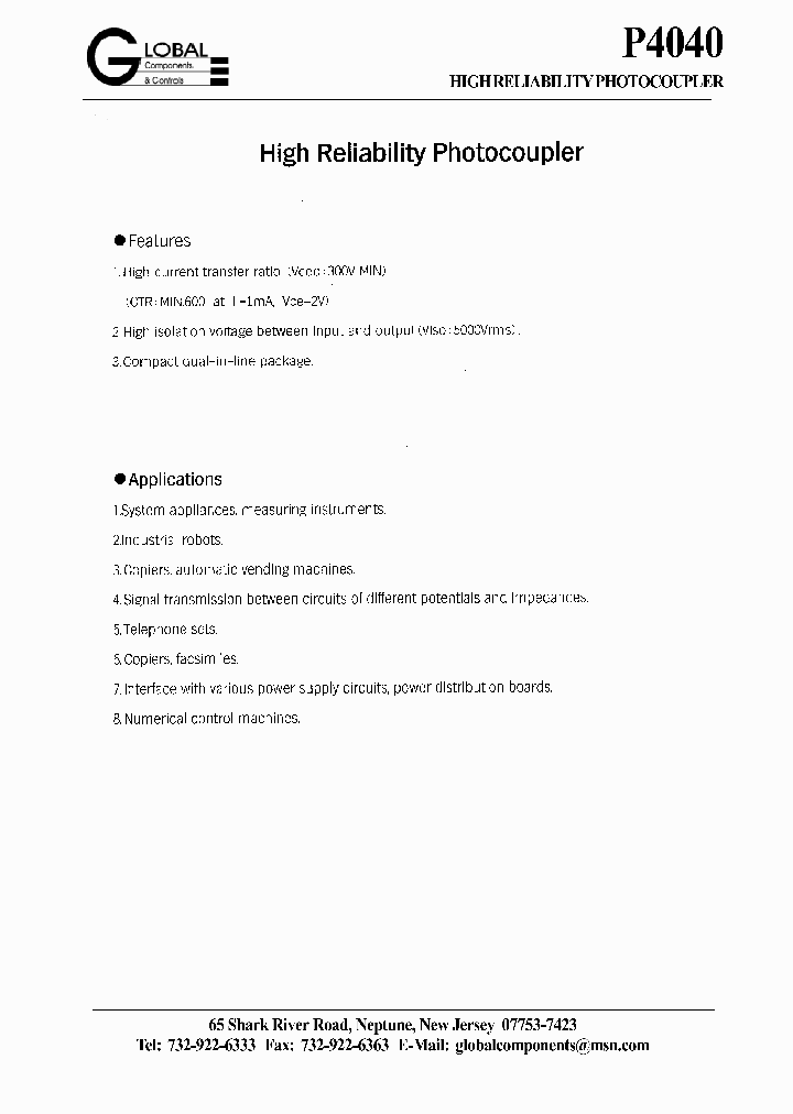 P4040E_1292928.PDF Datasheet