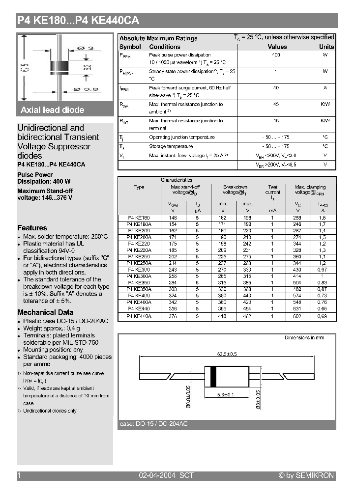 P4KE180_1144599.PDF Datasheet