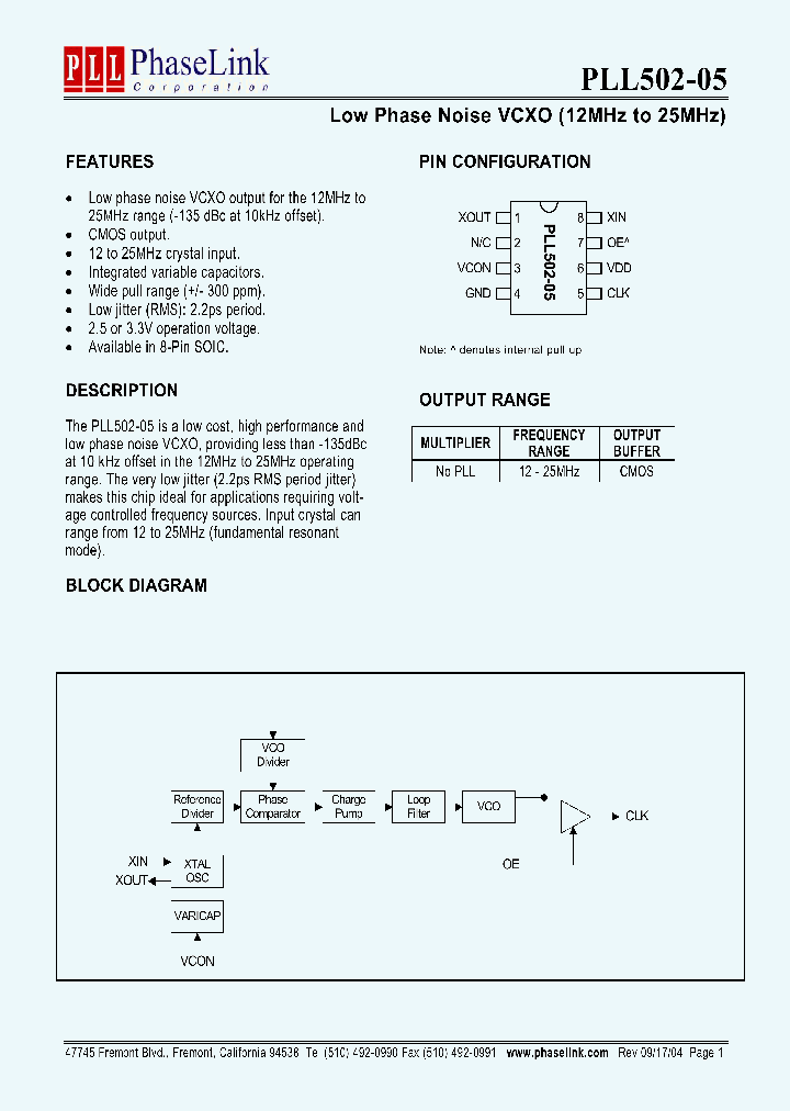 P502-05SC_1292993.PDF Datasheet