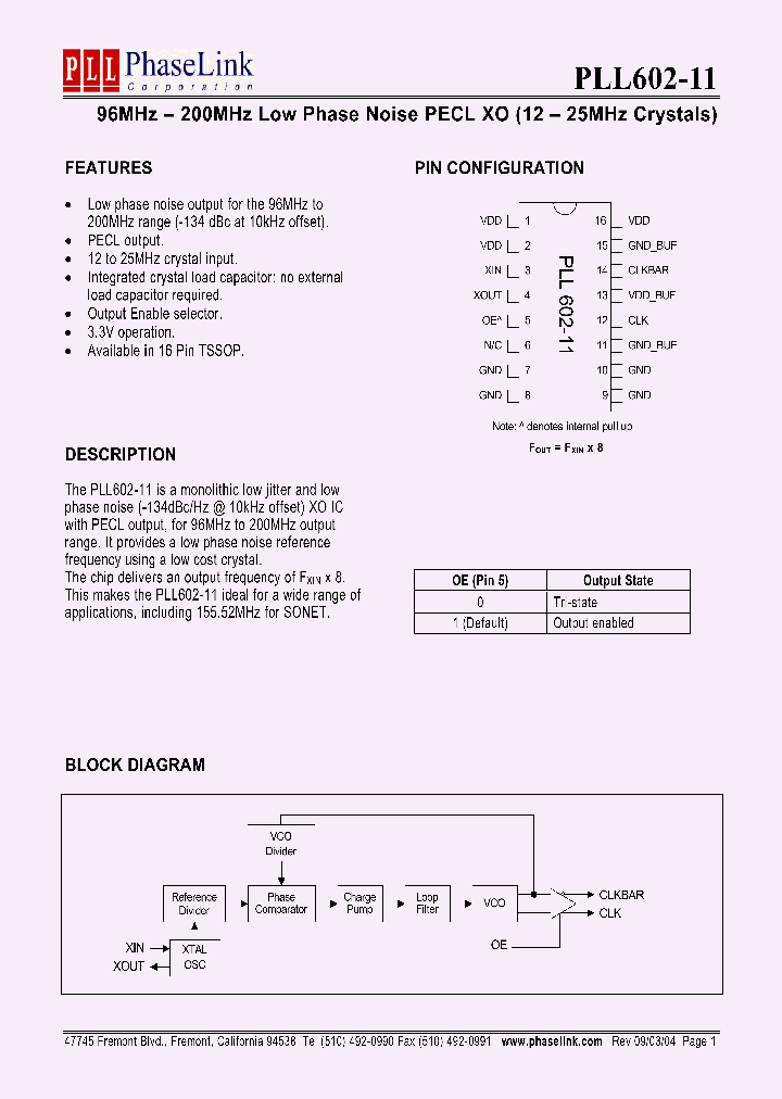 P602-11OC_1293063.PDF Datasheet