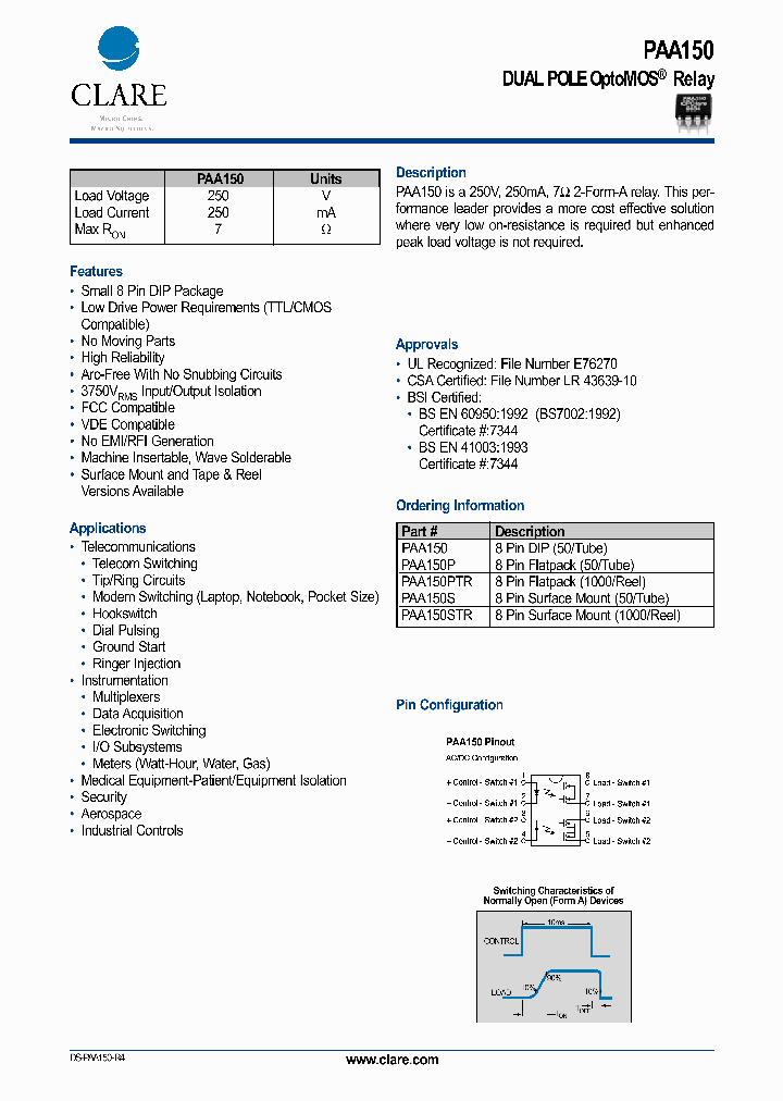 PAA150_1134782.PDF Datasheet