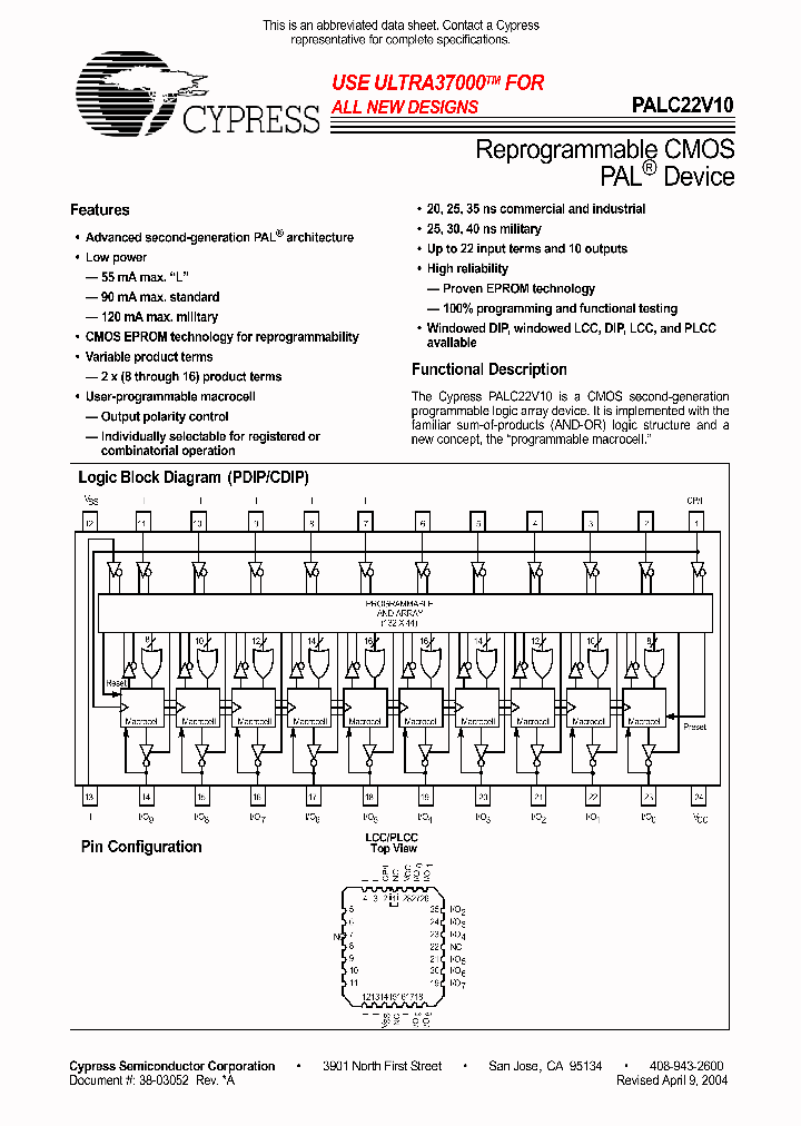PALC22V10_1293544.PDF Datasheet