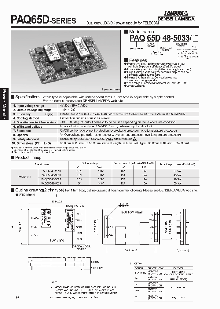 PAQ65D48-5033_1293563.PDF Datasheet