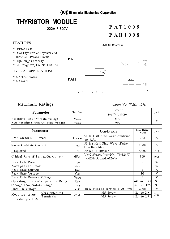 PAT1008_1032199.PDF Datasheet