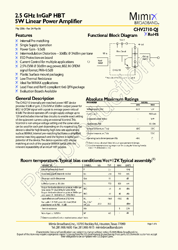 CHV2710-QJ_631334.PDF Datasheet