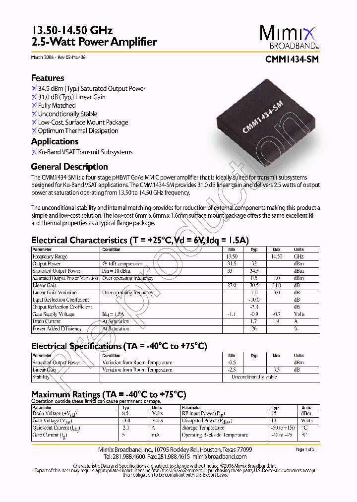 PB-CMM1434-SM_1164554.PDF Datasheet