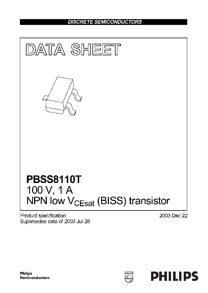 PBSS8110T_1293792.PDF Datasheet