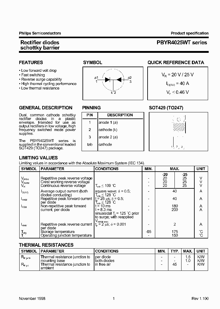 PBYR4025WT_1293844.PDF Datasheet