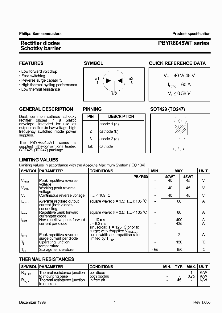 PBYR6045WT_1293846.PDF Datasheet