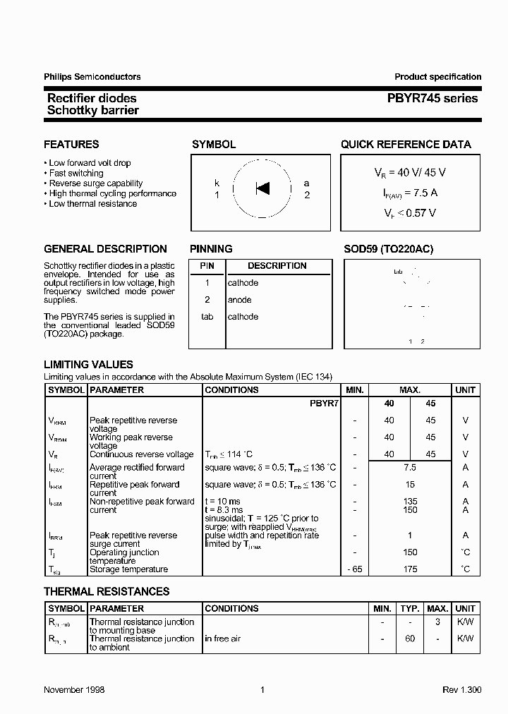 PBYR745_1293851.PDF Datasheet