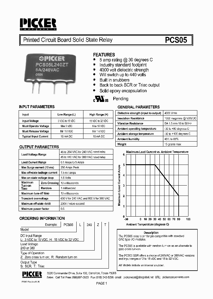 PCS05L380ZS_1172265.PDF Datasheet