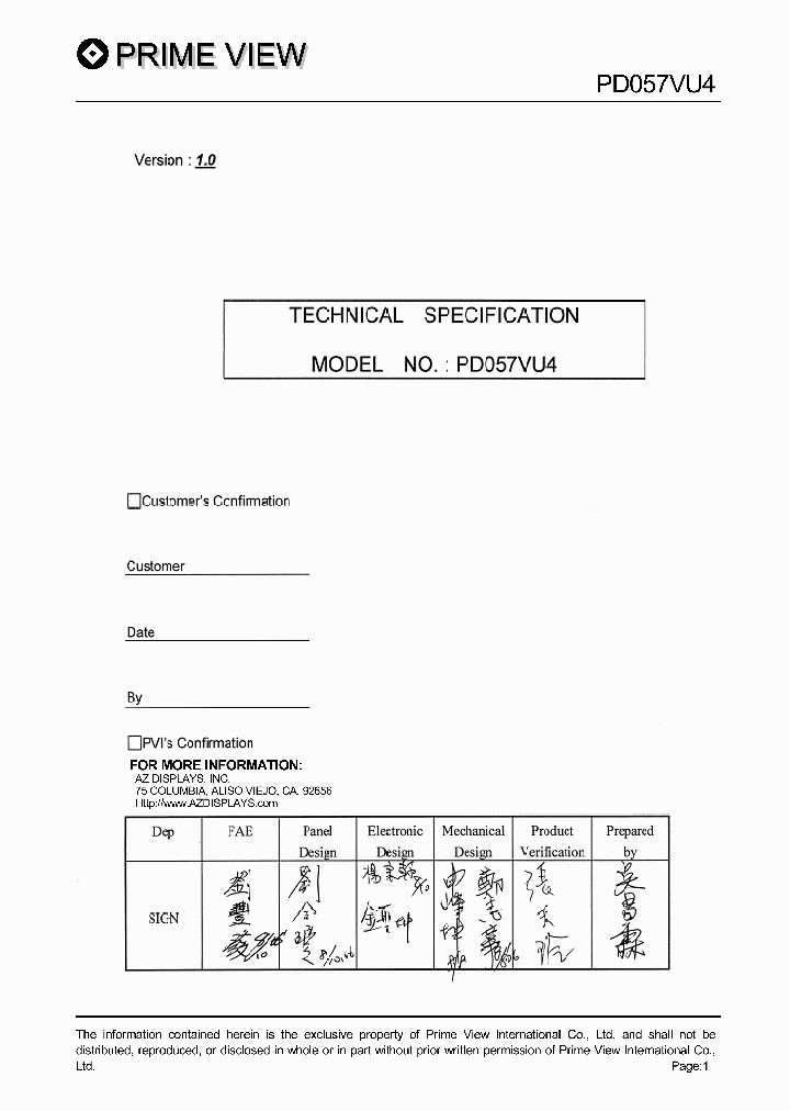 PD057VU4_1294541.PDF Datasheet