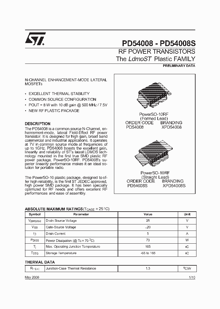 PD54008-PD54008S_1047291.PDF Datasheet