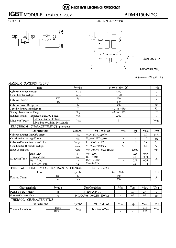 PDMB150B12C_1294712.PDF Datasheet