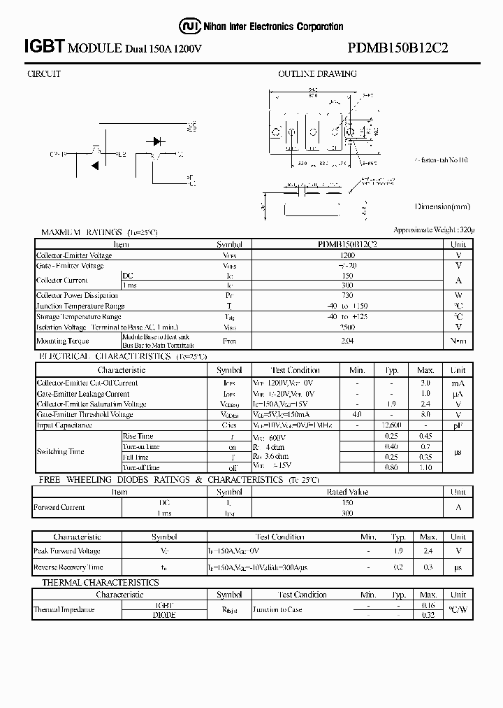 PDMB150B12C2_1294713.PDF Datasheet