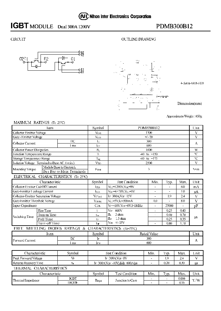 PDMB300B12_1048830.PDF Datasheet
